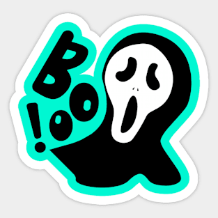 Boo Ghost Sticker